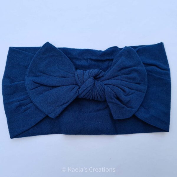 Super soft Nylon Headband navy