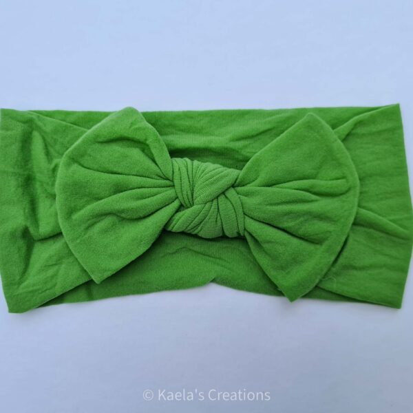 Super soft Nylon Headband green