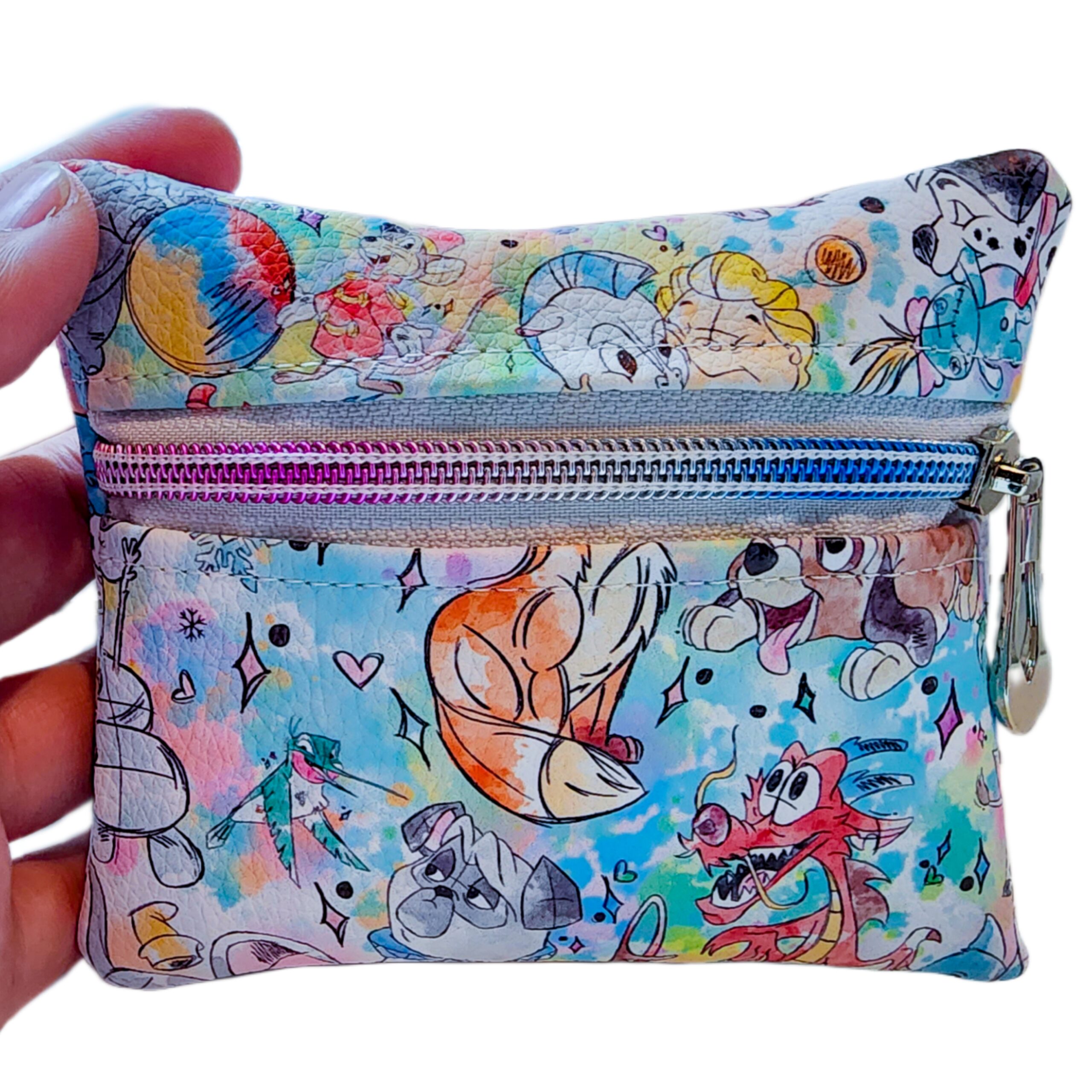 Bubblegum pouch - Flower Friendds Holo Clear Vinyl - Image 3