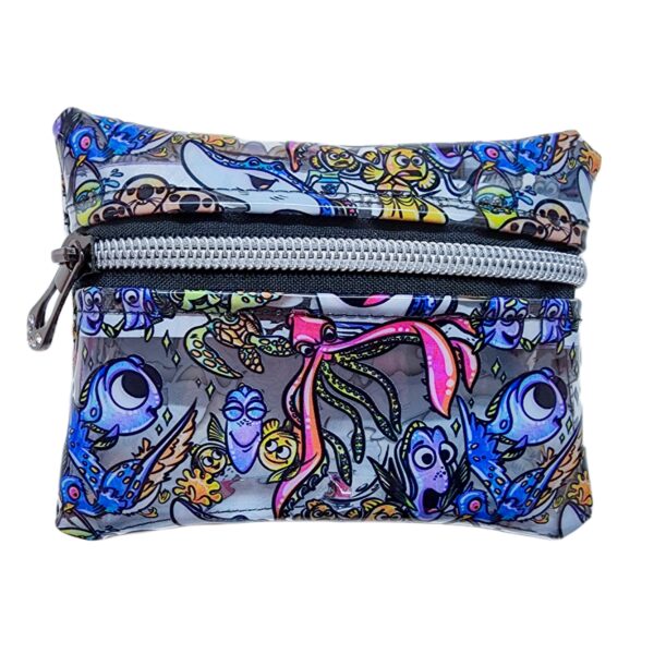 Bubblegum pouch - Fish Clear Vinyl