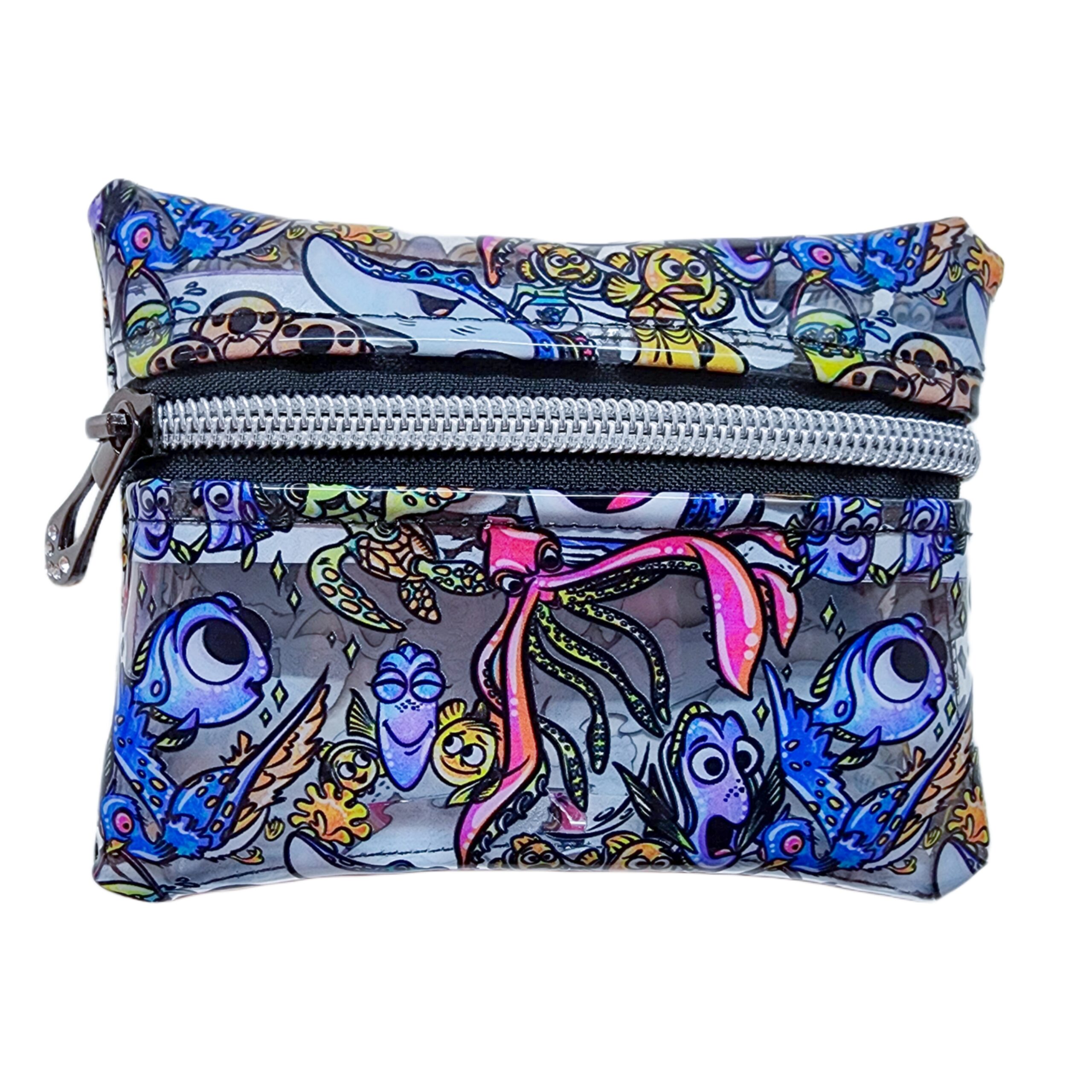 Bubblegum pouch - Fish Clear Vinyl