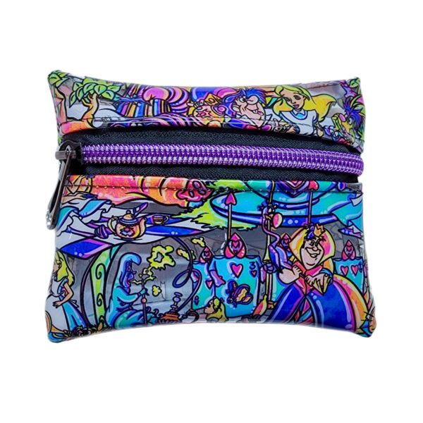 Bubblegum pouch - Trippy Alice Clear Vinyl