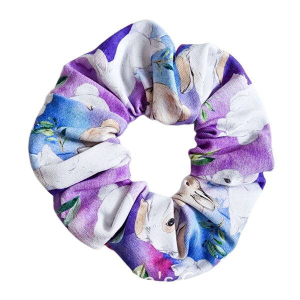 Scrunchie - Purple Bunnies