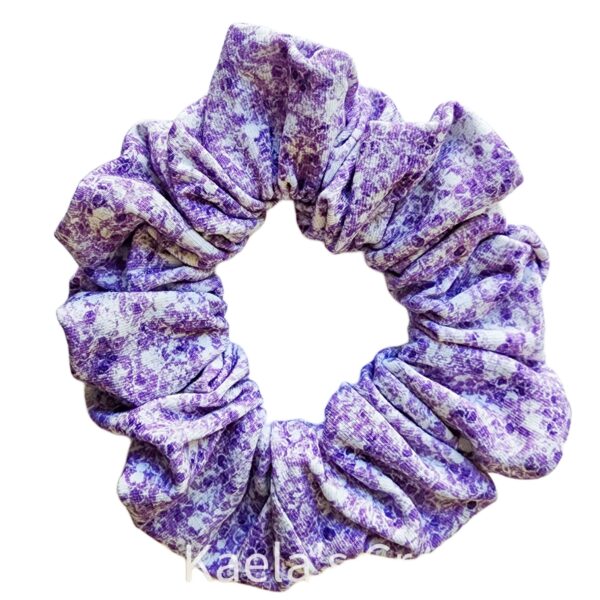 Scrunchie - Purple Glitter