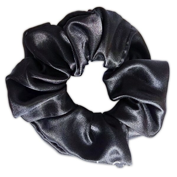 Scrunchie - Black Satin