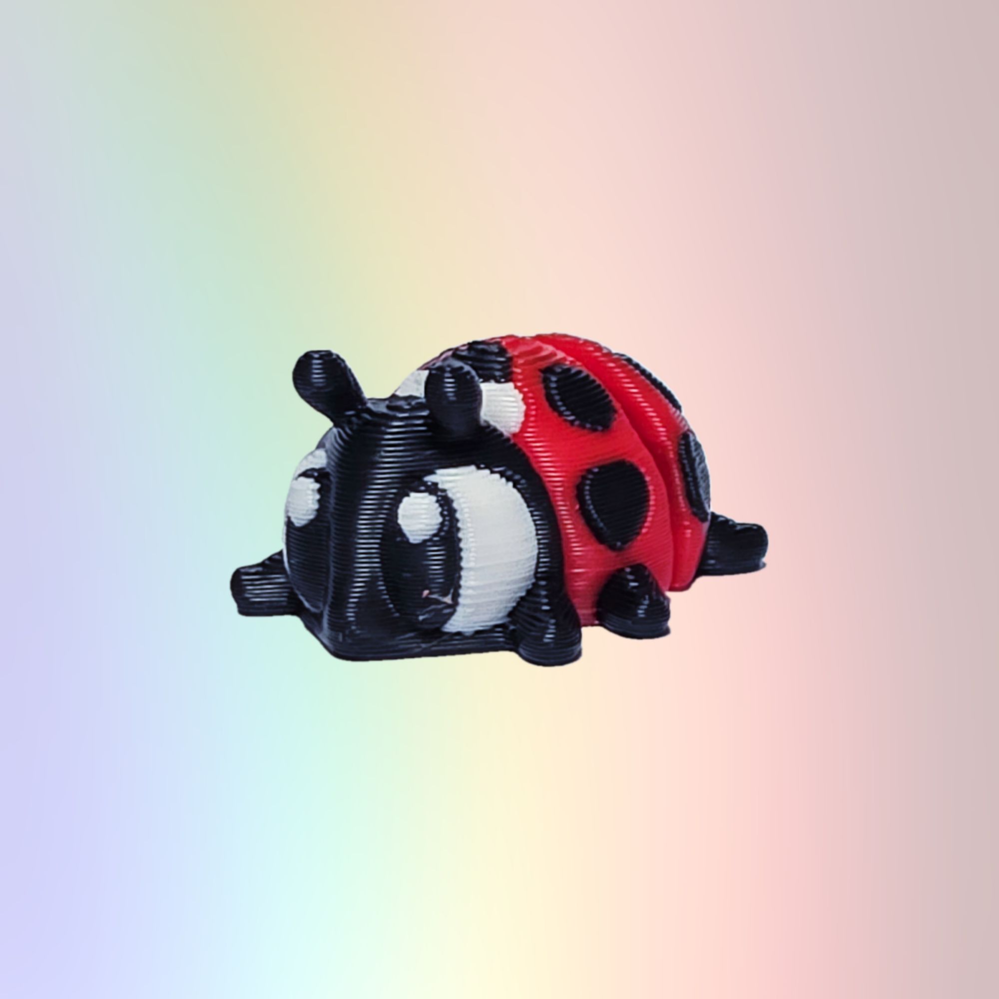 Keychain Articulated Ladybug