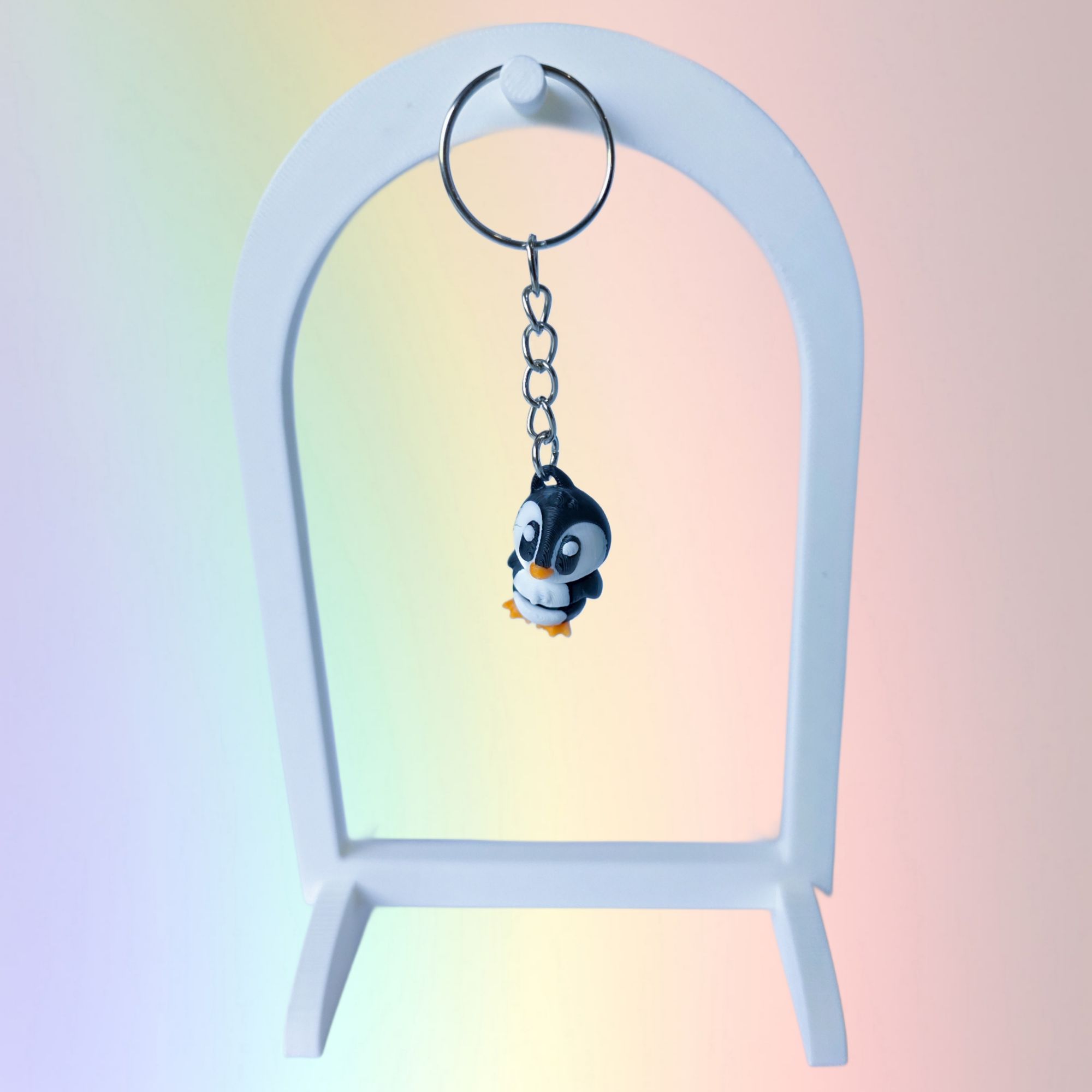 Keychain Articulated Penguin