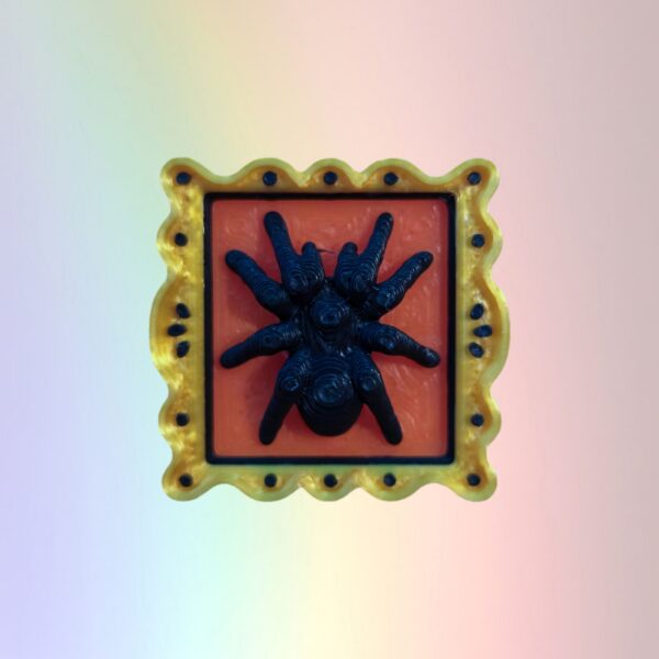 Framed Spider - Custom Bookcase Clicker
