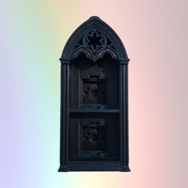 Black Cathedral Bookcase Clicker - 2 slots