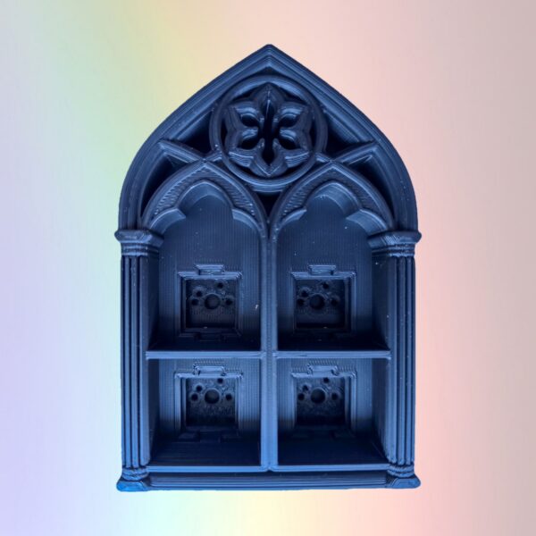 Black Cathedral Bookcase Clicker - 4 slots