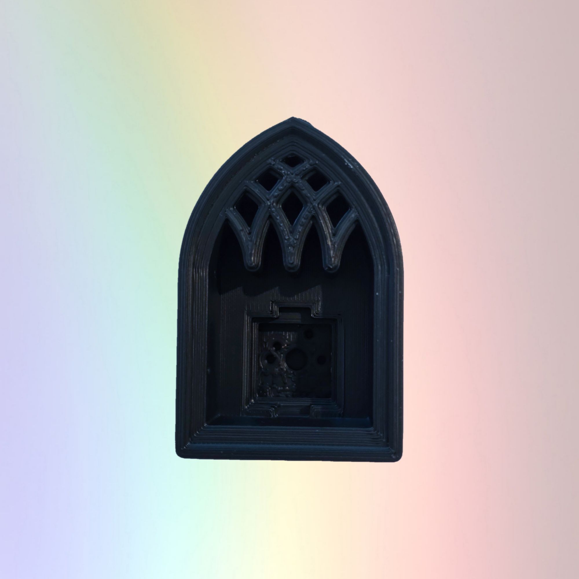 CUSTOM COLOUR Cathedral Bookcase Clicker with Keychain - 1 slot