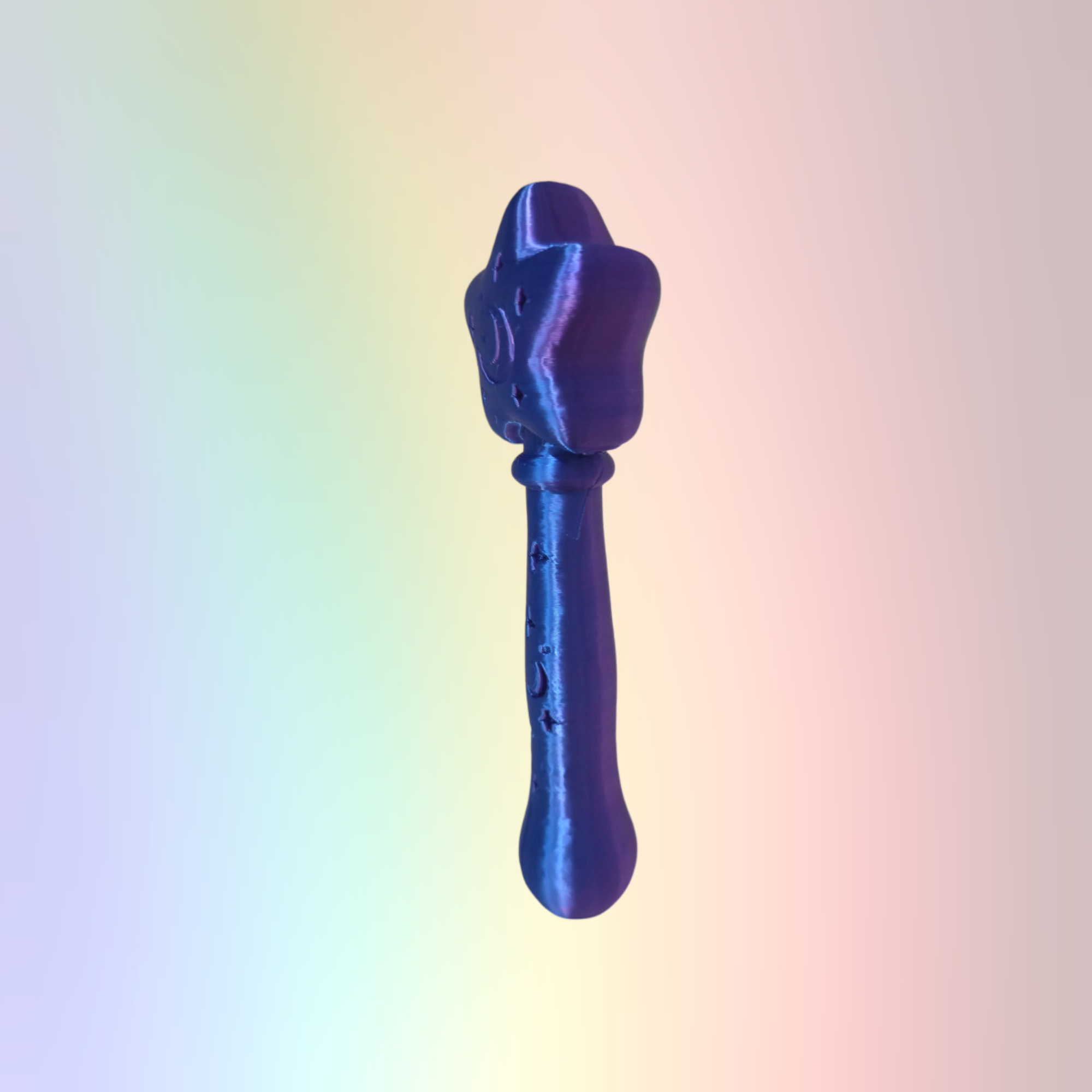 Sensory Potion ADD ON - Wand Dual Colour Blue/Purple Silk | MADE TO ORDER - Image 2